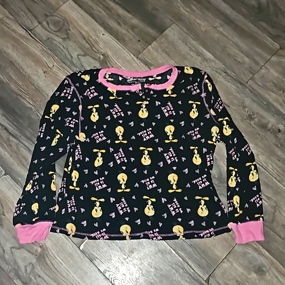 Looney Tunes Tweety Bird all over print long sleeve cotton